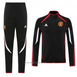 Ensemble Survetement Veste Manchester United Teamgeist 2021-2022 Noir