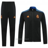 Ensemble Survetement Veste Real Madrid 2021-2022 Noir