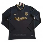 Maillot FC Barcelone Exterieur Manches Longues 2020-2021