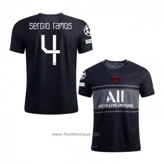 Maillot Paris Saint-Germain Joueur Sergio Ramos Third 2021-2022