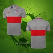 Maillot Polo Atletico Madrid 2020-2021 Gris