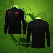 Veste Manchester United 2021-2022 Noir Y Jaune