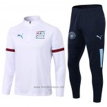 Ensemble Survetement Sweat Manchester City 2021-2022 Blanc