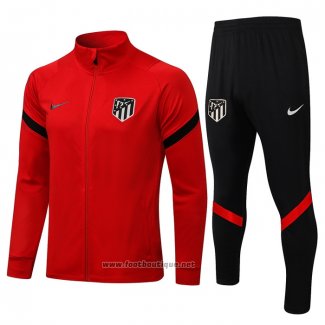 Ensemble Survetement Veste Atletico Madrid 2021-2022 Rouge