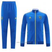 Ensemble Survetement Veste Boca Juniors 2021-2022 Bleu