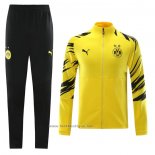 Ensemble Survetement Veste Dortmund 2020-2021 Jaune