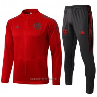 Ensemble Survetement Veste Flamengo 2021-2022 Rouge