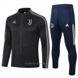 Ensemble Survetement Veste Juventus 2020-2021 Noir