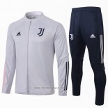 Ensemble Survetement Veste Juventus Enfant 2020-2021 Gris