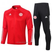 Ensemble Survetement Veste Sc Internacional 2020-2021 Rouge