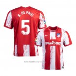 Maillot Atletico Madrid Joueur R.de Paul Domicile 2021-2022