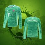 Maillot Bayern Munich Gardien Manches Longues 2021-2022 Vert