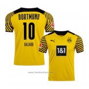 Maillot Dortmund Joueur Hazard Domicile 2021-2022