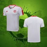 Maillot Entrainement Manchester United 2021-2022 Blanc