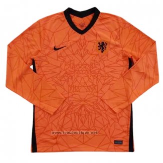 Maillot Pays-bas Domicile Manches Longues 2020-2021