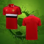 Maillot Polo Manchester United 2021-2022 Rouge