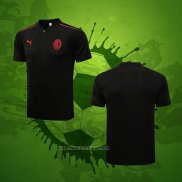 Maillot Polo Milan AC 2021-2022 Noir