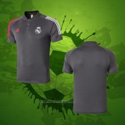 Maillot Polo Real Madrid 2020-2021 Gris