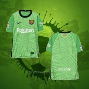 Thailande Maillot FC Barcelone Gardien 2020-2021 Vert