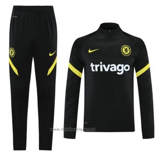 Ensemble Survetement Sweat Chelsea 2021-2022 Noir