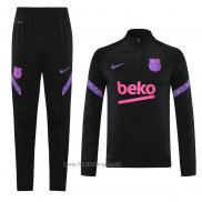 Ensemble Survetement Sweat FC Barcelone 2021-2022 Noir