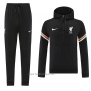 Ensemble Survetement Sweat Liverpool 2021-2022 Noir