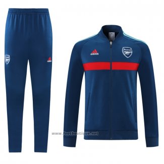 Ensemble Survetement Veste Arsenal 2021-2022 Bleu