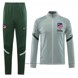 Ensemble Survetement Veste Atletico Madrid 2020-2021 Gris