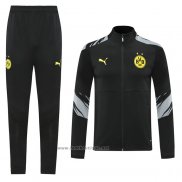 Ensemble Survetement Veste Dortmund 2020-2021 Noir