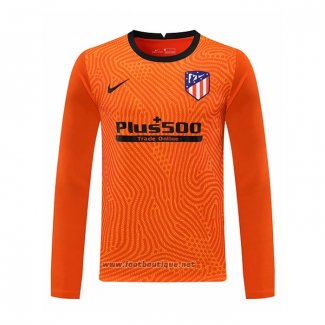 Maillot Atletico Madrid Gardien Manches Longues 2020-2021 Orange