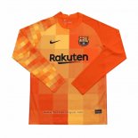 Maillot FC Barcelone Gardien Manches Longues 2021-2022 Orange