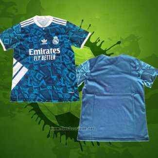 Maillot Entrainement Real Madrid 2021 Bleu