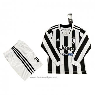 Maillot Juventus Domicile Manches Longues Enfant 2021-2022