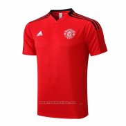 Maillot Polo Manchester United 2022-2023 Rouge