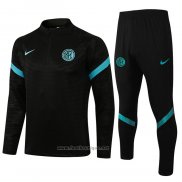 Ensemble Survetement Sweat Inter Milan 2021-2022 Noir