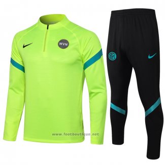 Ensemble Survetement Sweat Inter Milan 2021-2022 Vert