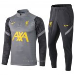 Ensemble Survetement Sweat Liverpool 2021-2022 Gris