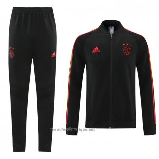 Ensemble Survetement Veste Ajax 2021-2022 Noir