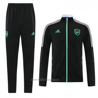 Ensemble Survetement Veste Arsenal 2021-2022 Noir