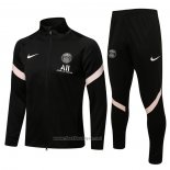 Ensemble Survetement Veste Paris Saint-Germain 2021-2022 Noir