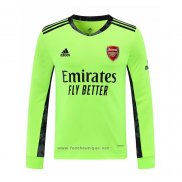 Maillot Arsenal Gardien Manches Longues 2020-2021 Vert