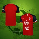 Maillot Entrainement France 2021-2022 Rouge