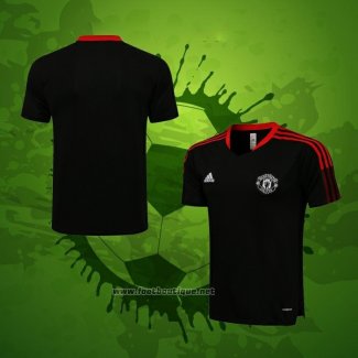 Maillot Entrainement Manchester United 2021-2022 Noir