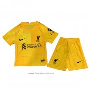 Maillot Liverpool Gardien Enfant 2021-2022 Jaune