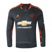 Maillot Manchester United Gardien Manches Longues 2020-2021 Noir