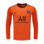 Maillot Paris Saint-Germain Gardien Manches Longues 2020-2021 Orange