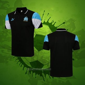 Maillot Polo Marsella 2021-2022 Noir