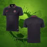 Maillot Polo Paris Saint-Germain 2020-2021 Noir et Gris