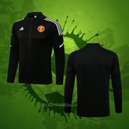 Veste Manchester United 2021-2022 Noir Y Blanc