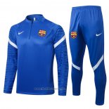 Ensemble Survetement Sweat FC Barcelone 2021-2022 Bleu